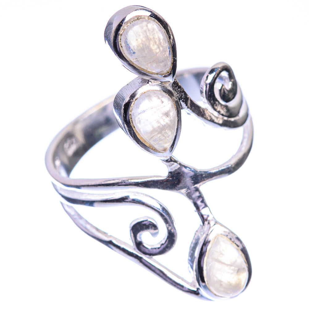 Rainbow Moonstone Ring Size 6.75 (925 Sterling Silver) RING143257