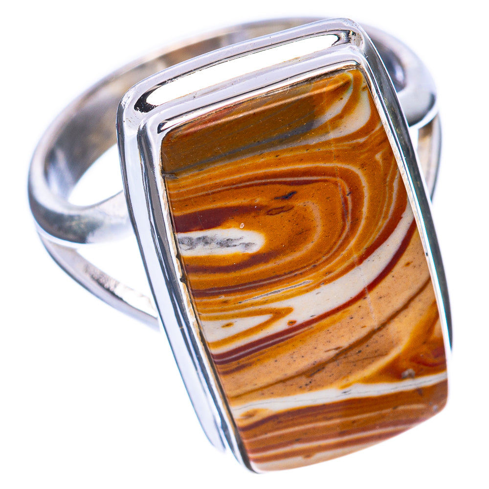 Snake Skin Jasper Ring Size 6.25 (925 Sterling Silver) R2025