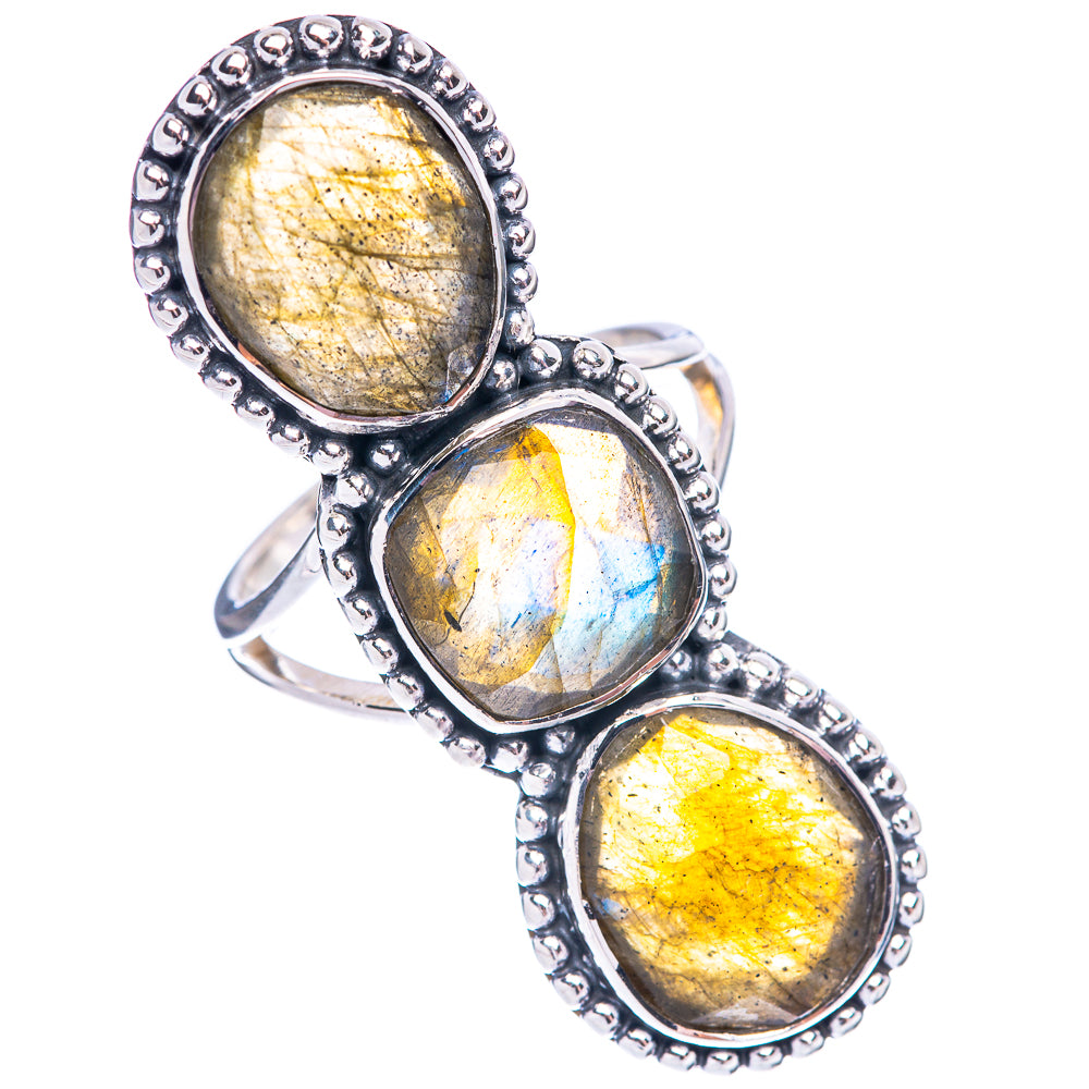 Signature Labradorite Ring Size 7 (925 Sterling Silver) R1804