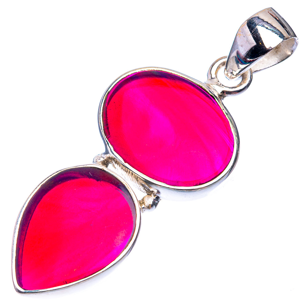 Aura Opal Pendant 1 5/8" (925 Sterling Silver) P38944