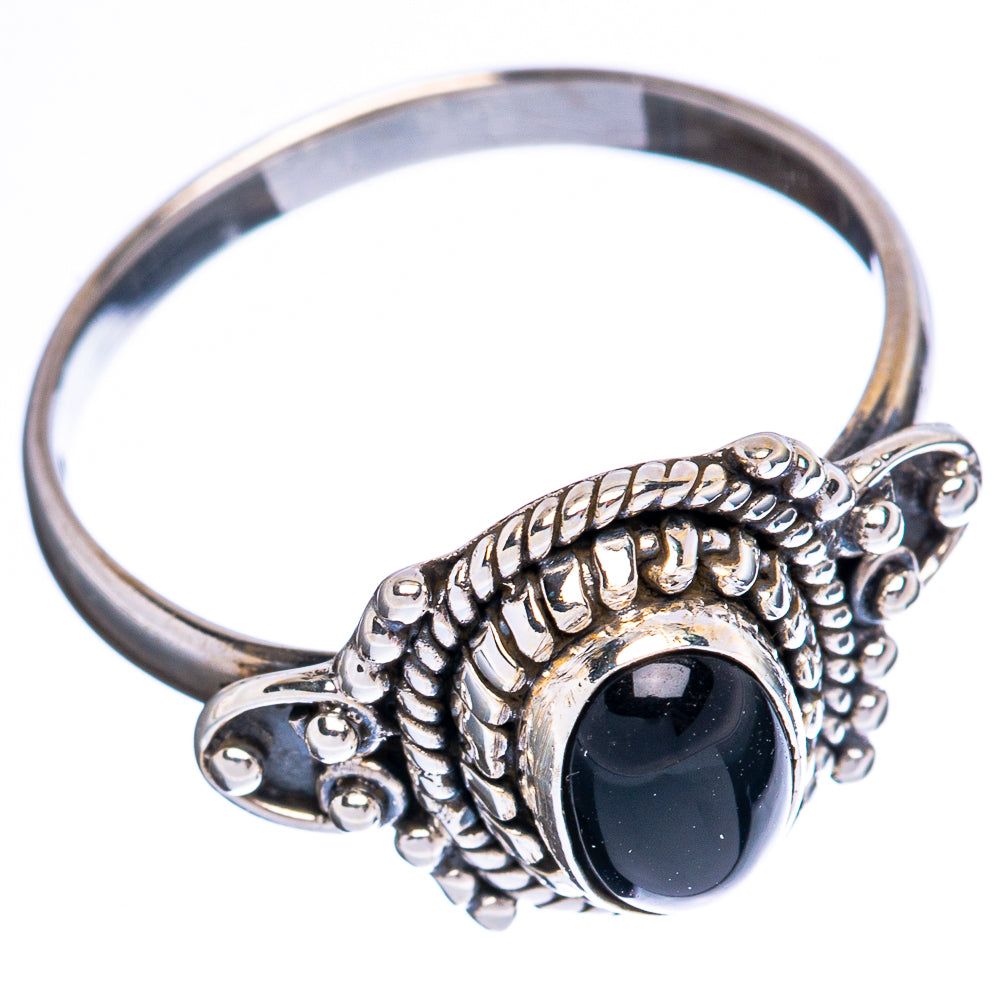 Value Black Onyx Ring Size 8 (925 Sterling Silver) R3182