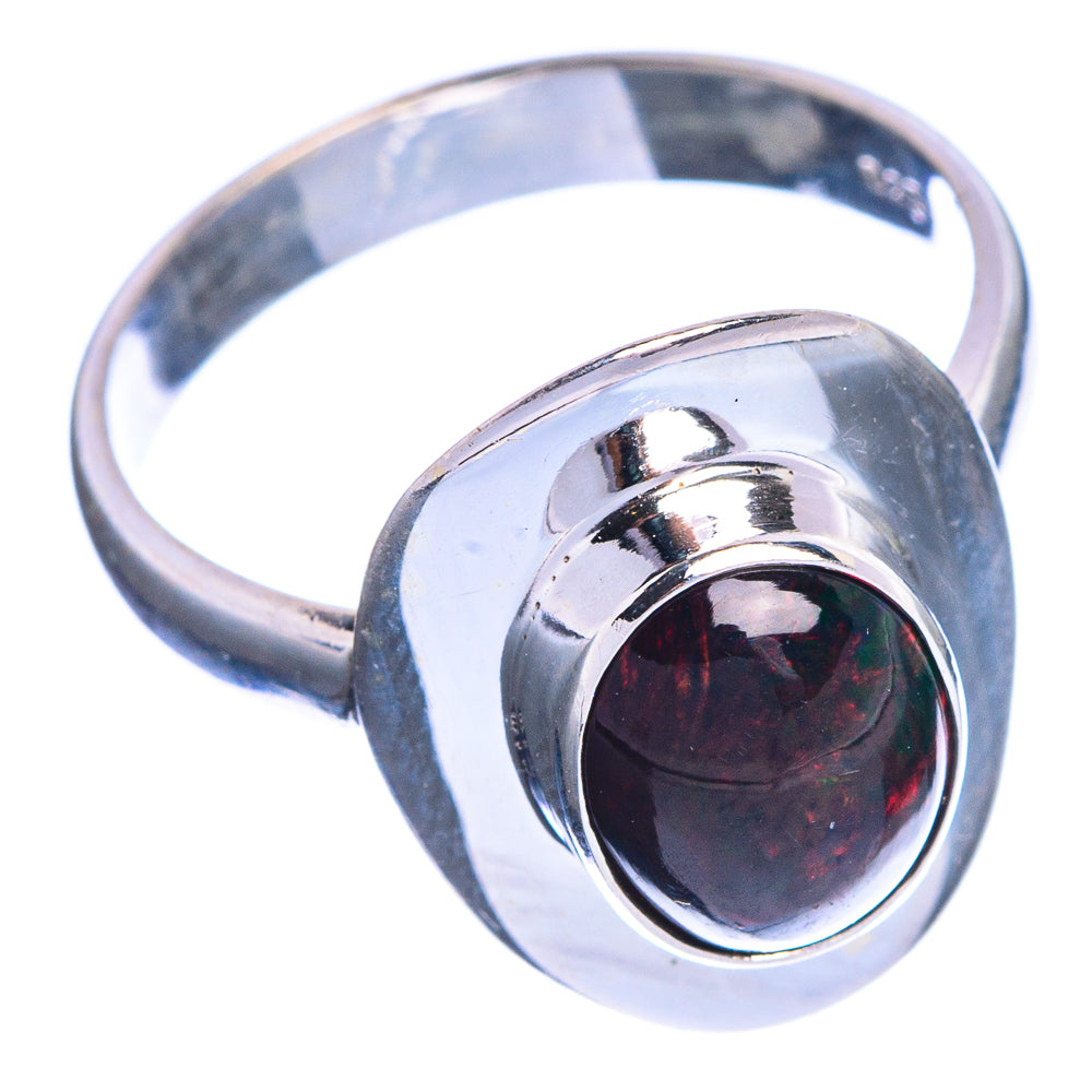 Black Opal Ring Size 8.5 (925 Sterling Silver) R144304