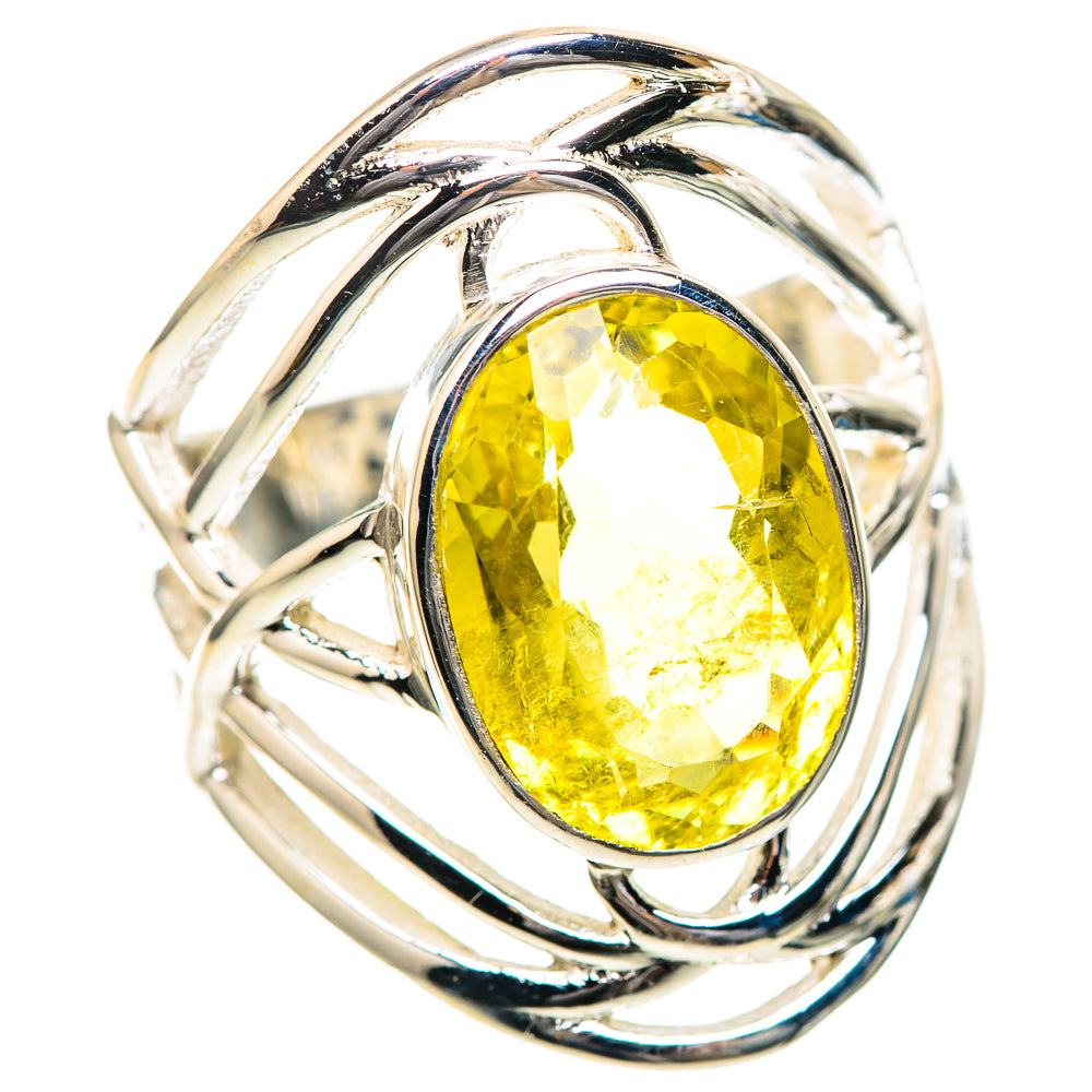 Faceted Citrine Ring Size 7 (925 Sterling Silver) RING136227