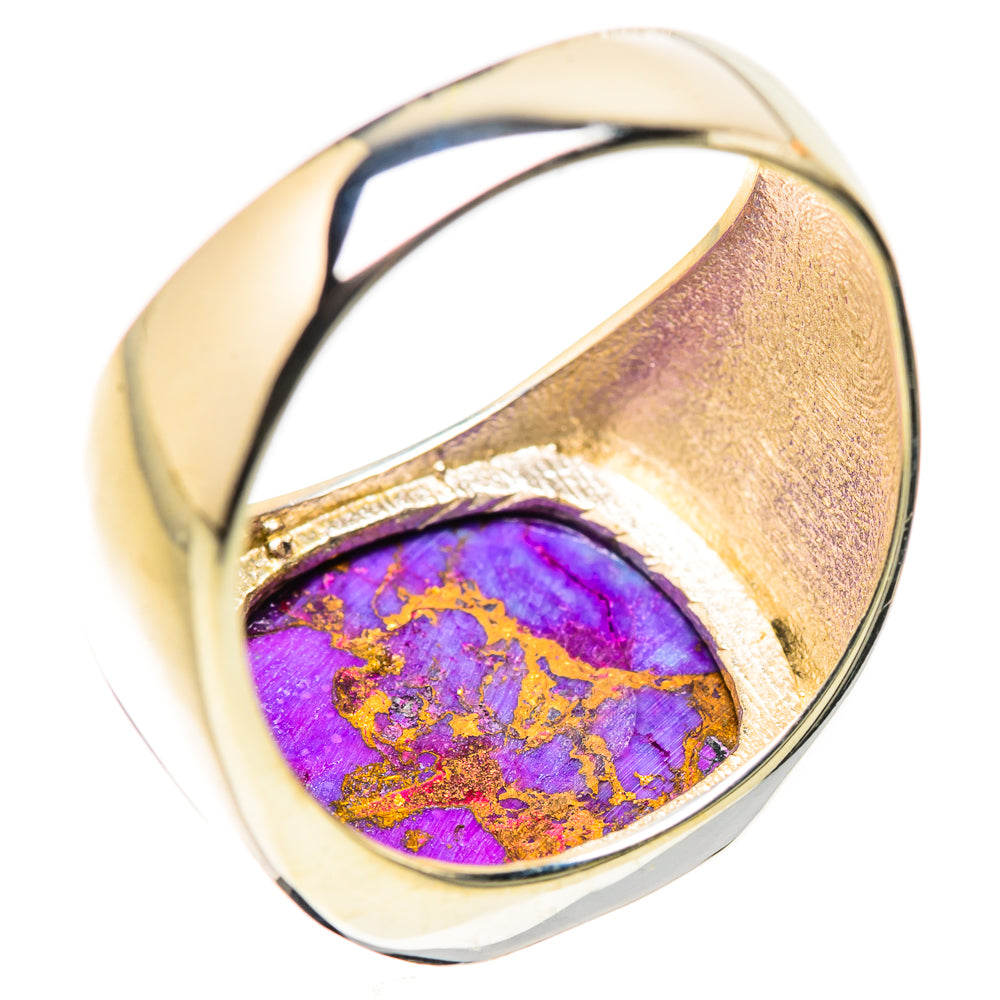 Purple Copper Composite Turquoise Ring Size 9 (925 Sterling Silver) RING134676
