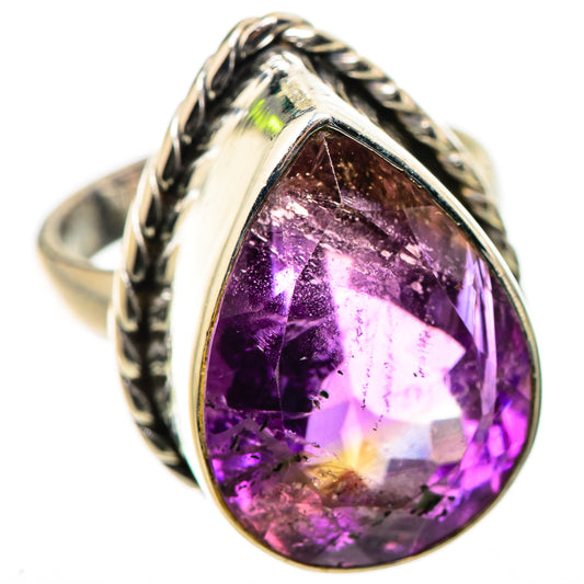 Ana Silver Co Faceted Amethyst Ring Size 6.25 (925 Sterling Silver)