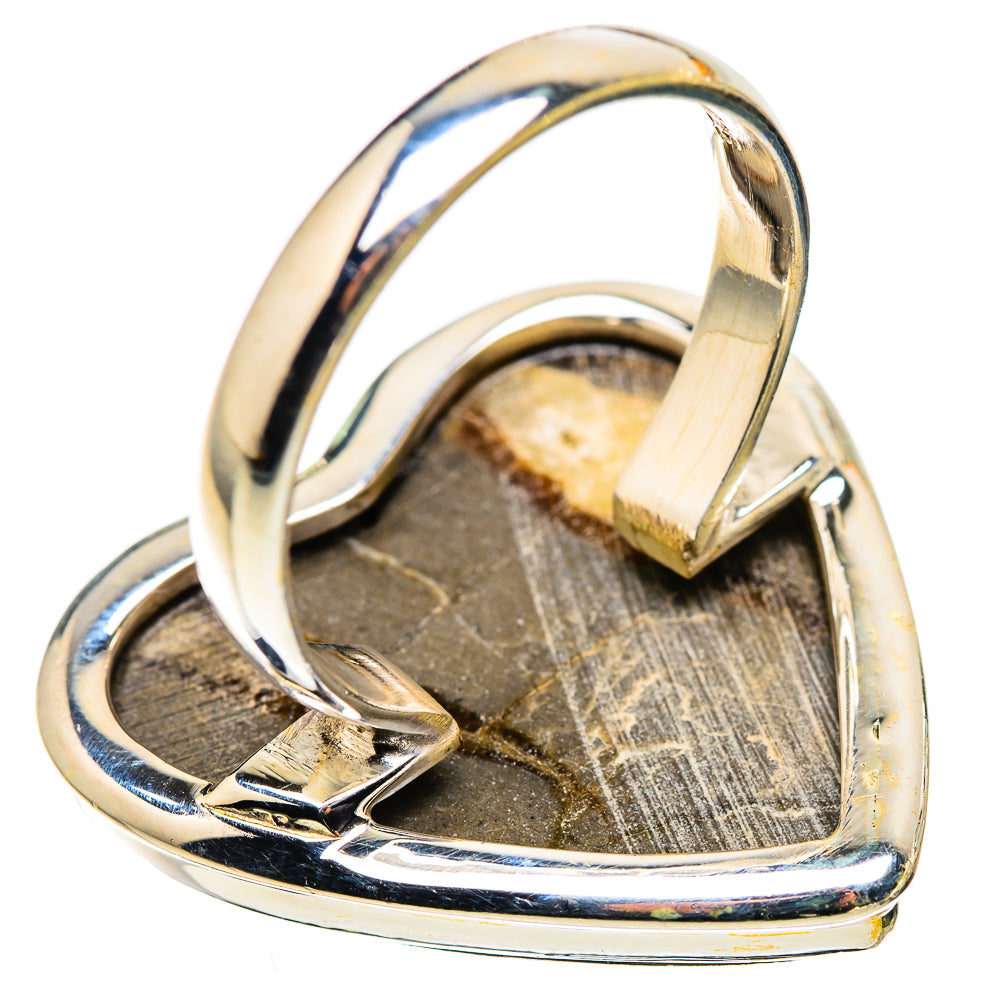 Large Septarian Nodule Ring Size 9.75 (925 Sterling Silver) RING135769