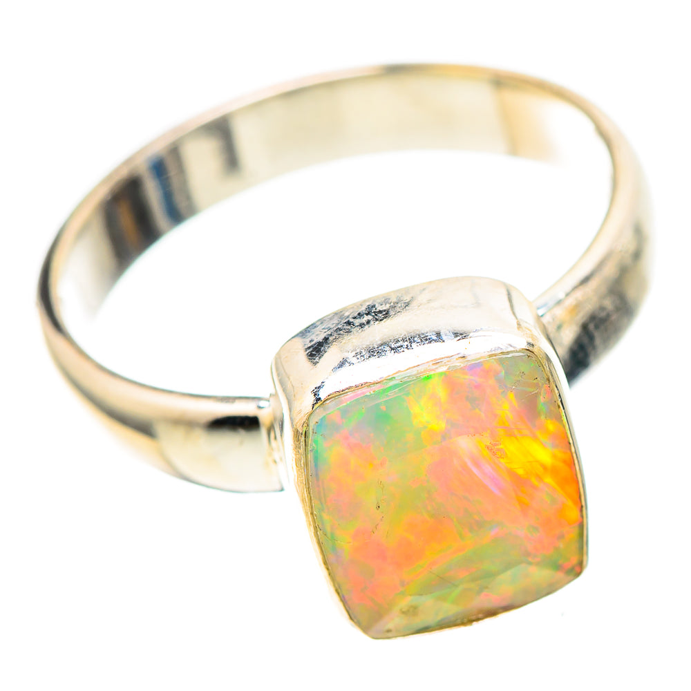 Ethiopian Opal Ring Size 7.5 (925 Sterling Silver) RING136997