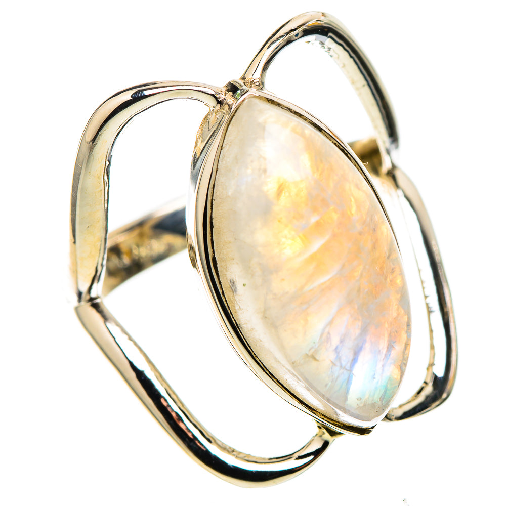 Rainbow Moonstone 925 Sterling Silver Ring Size 6.5 (925 Sterling Silver) RING137607