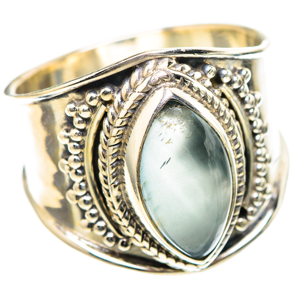 Natural Aquamarine Ring Size 8.25 (925 Sterling Silver) RING136684
