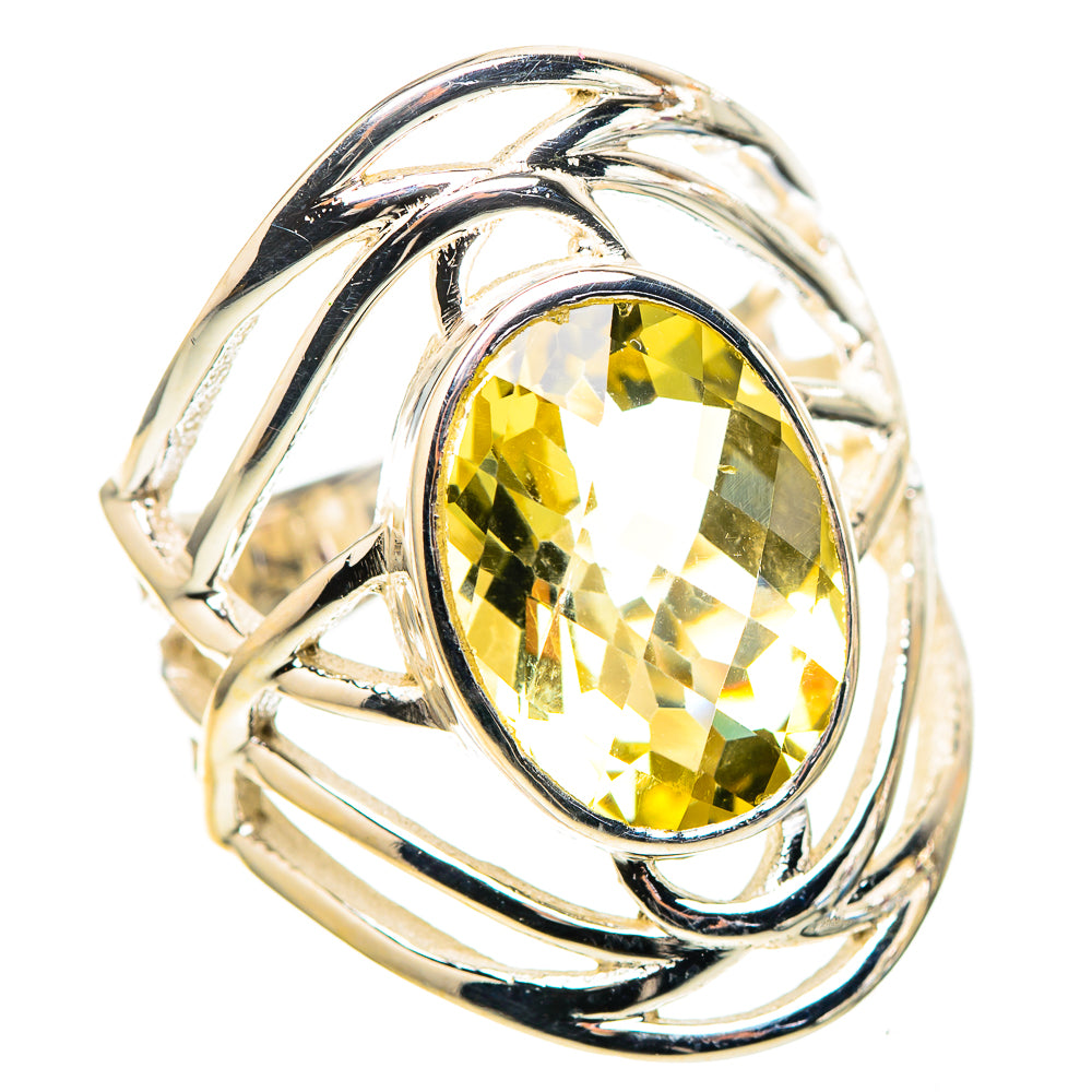 Faceted Citrine Ring Size 5.5 (925 Sterling Silver) RING136911
