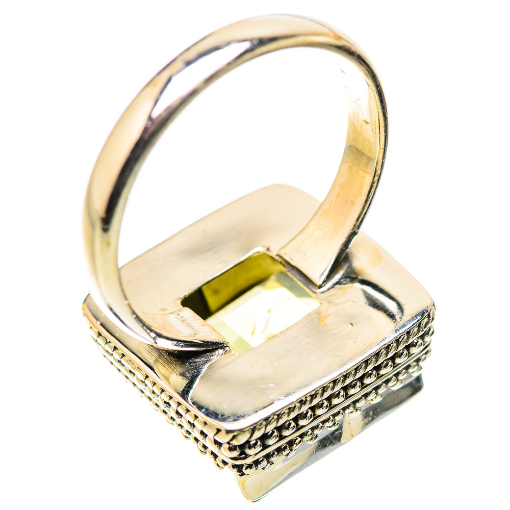 Faceted Citrine Ring Size 11.75 (925 Sterling Silver) RING134618