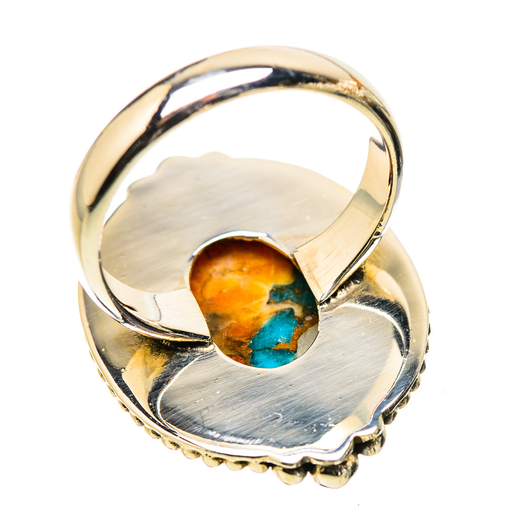 Ana Silver Co Spiny Oyster Turquoise Ring Size 6.25 (925 Sterling Silver)