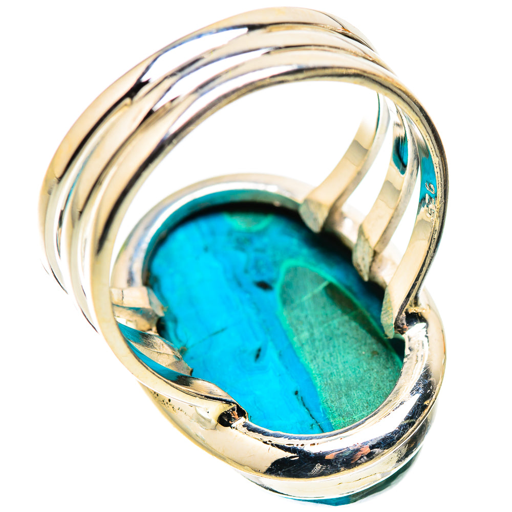 Ana Silver Co Malachite In Chrysocolla Ring Size 9 (925 Sterling Silver)