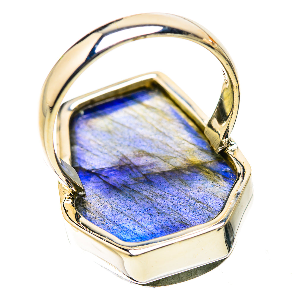 Ana Silver Co Large Labradorite Ring Size 8 (925 Sterling Silver)