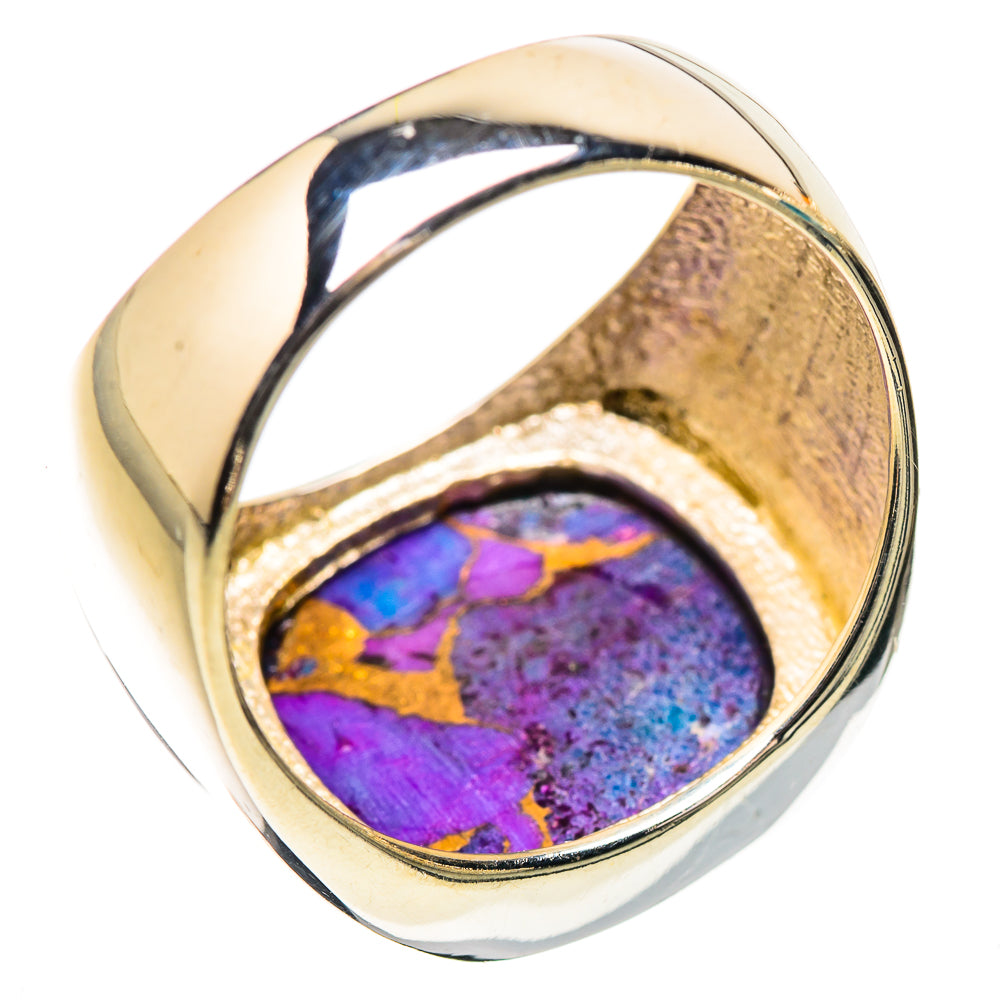 Purple Copper Composite Turquoise Ring Size 8 (925 Sterling Silver) RING135290