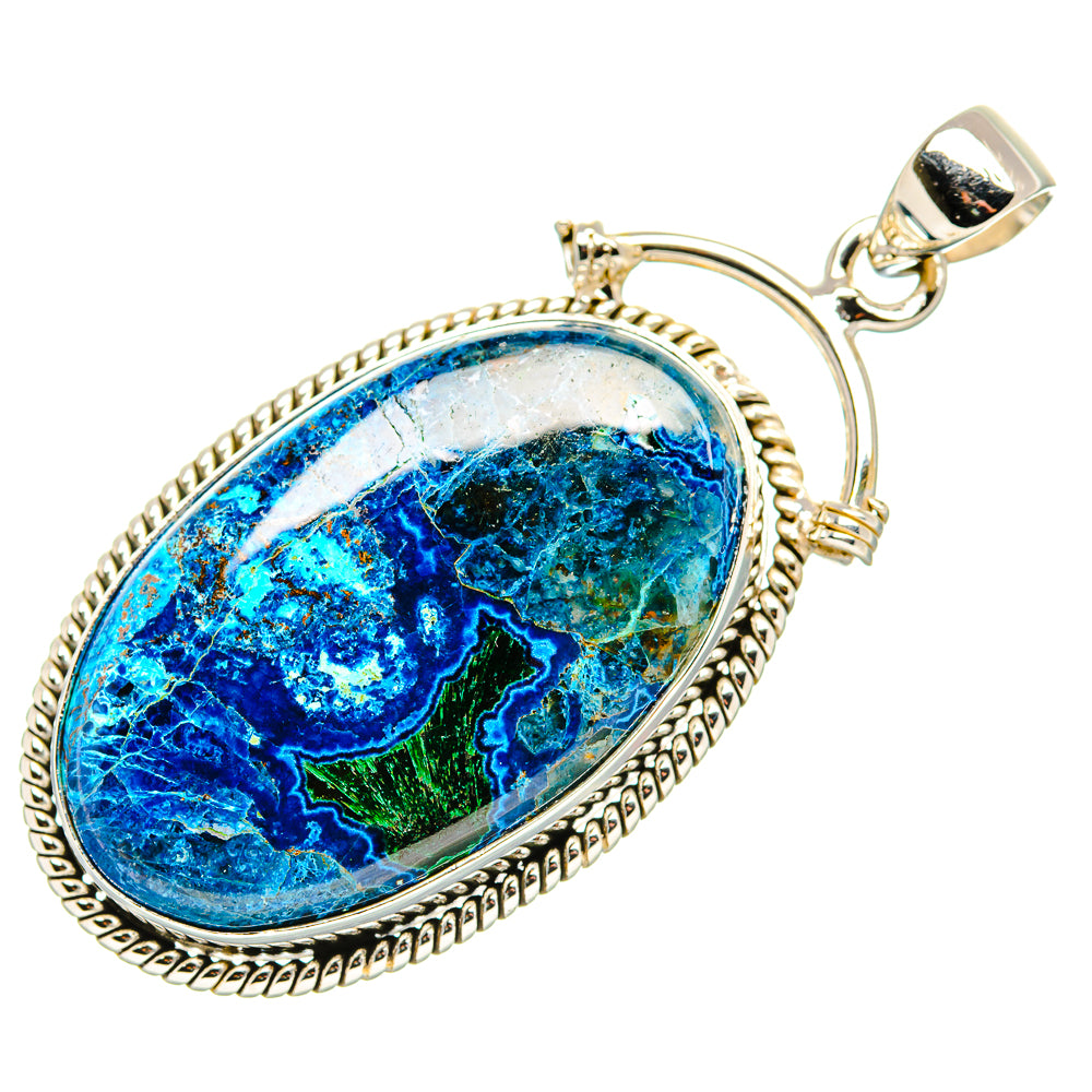 Shattuckite Pendant 2" (925 Sterling Silver) PD36876