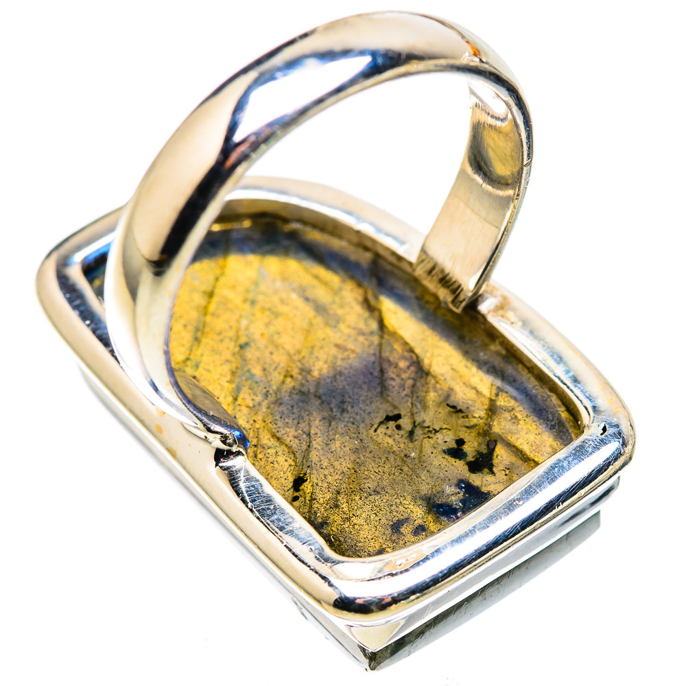 Large Labradorite Ring Size 6.5 (925 Sterling Silver) RING135758