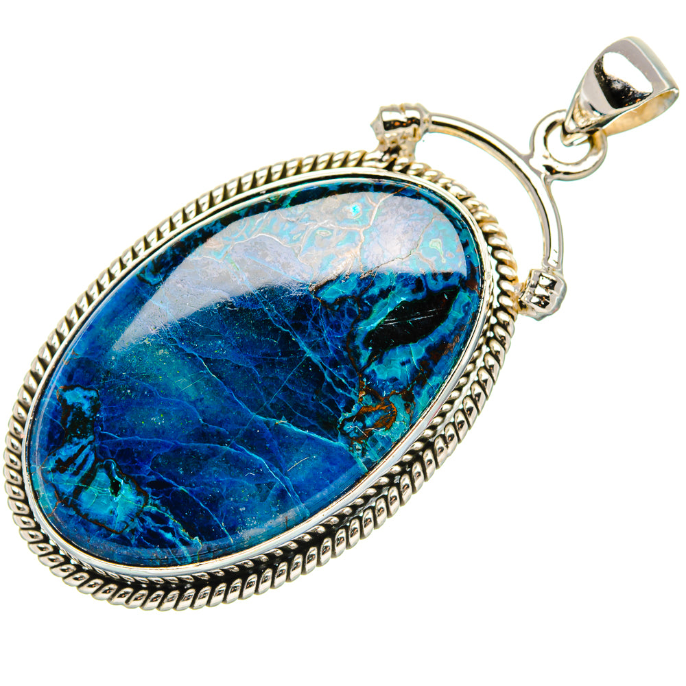 Shattuckite Pendant 2" (925 Sterling Silver) PD37246