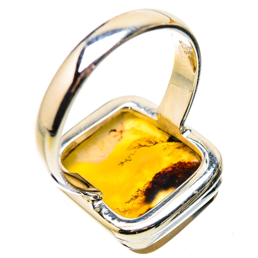 Scenic Dendritic Agate Ring Size 9 (925 Sterling Silver) RING134786