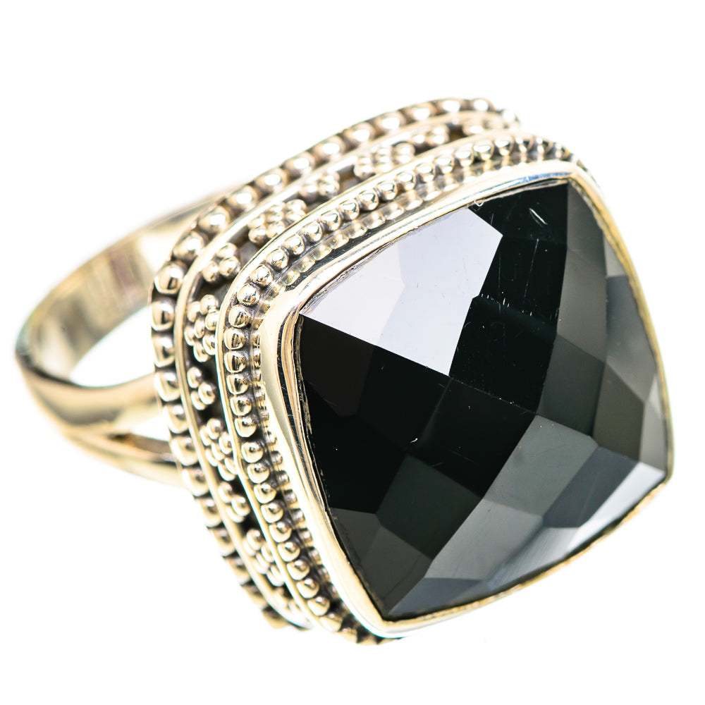 Black Onyx 925 Sterling Silver Ring Size 7.25 (925 Sterling Silver) RING137256