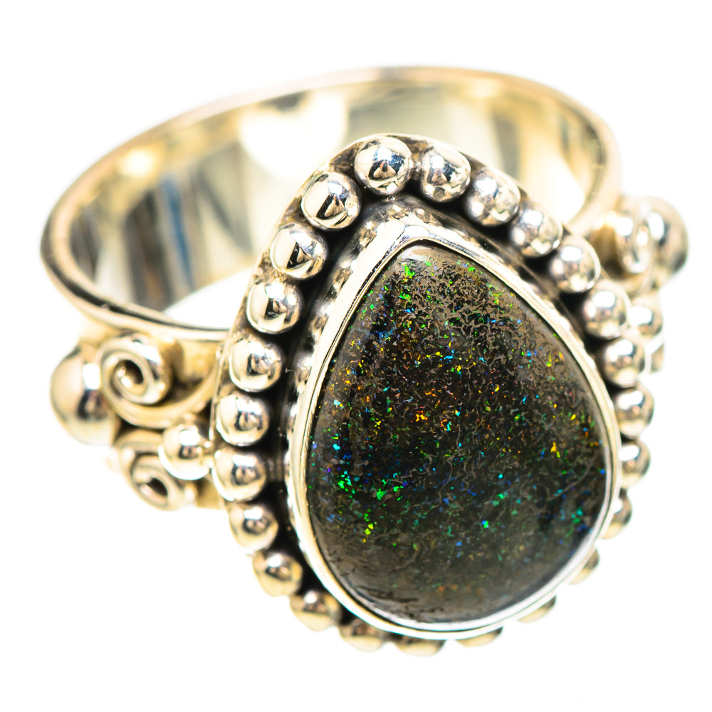 Andamooka Opal 925 Sterling Silver Ring Size 6.25 (925 Sterling Silver) RING137296