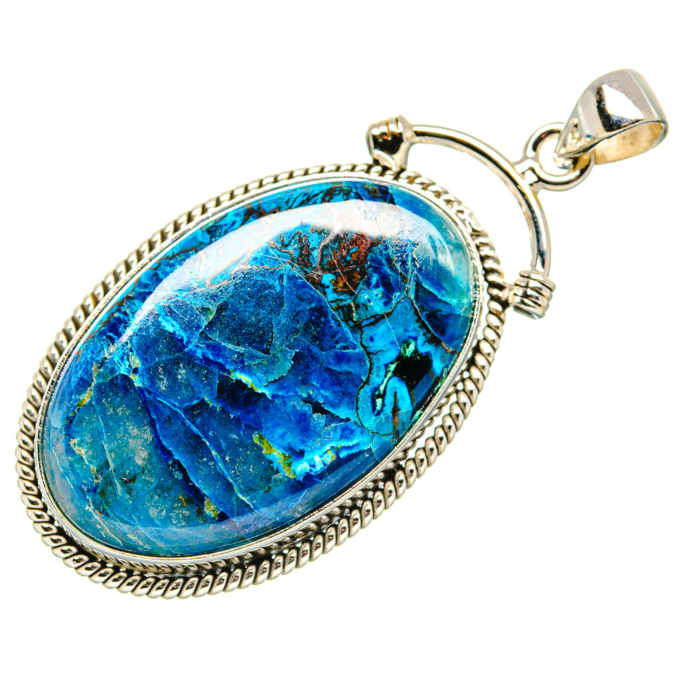 Shattuckite Pendant 2" (925 Sterling Silver) PD36903