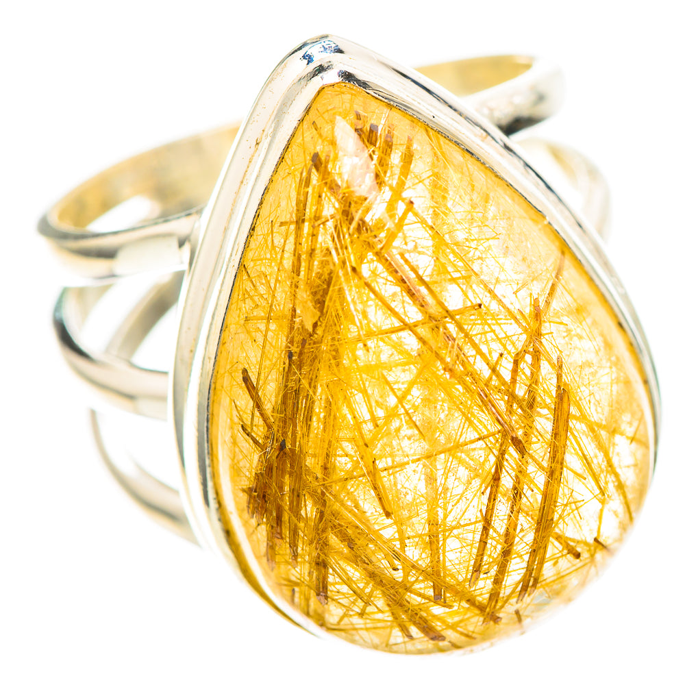 Rutilated Quartz Ring Size 7.25 (925 Sterling Silver) RING136425