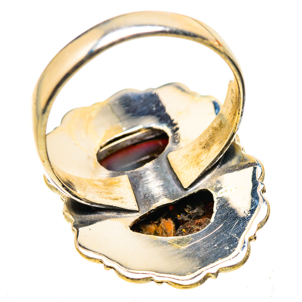 Ana Silver Co Large Mexican Fire Agate Ring Size 8.75 (925 Sterling Silver)