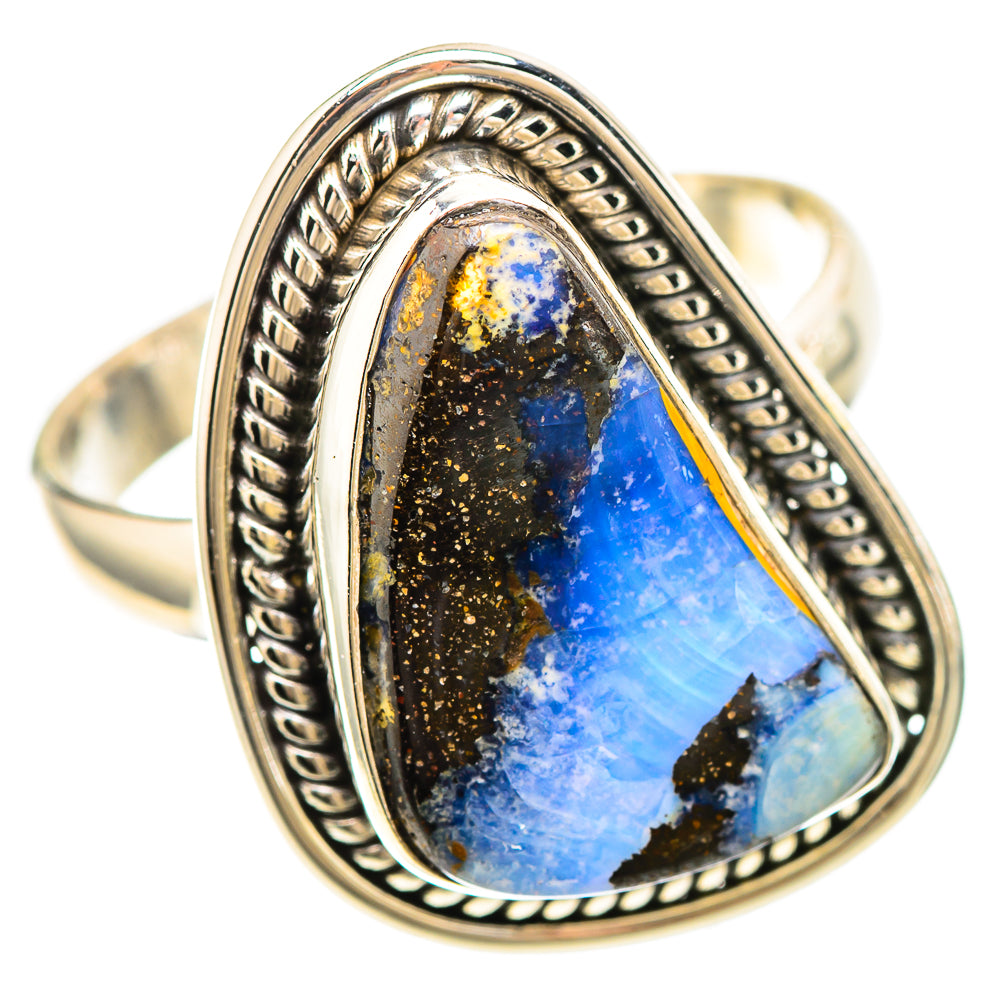 Australian Boulder Opal Ring Size 9.75 (925 Sterling Silver) RING137108