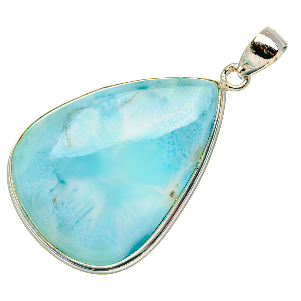 Larimar Pendant 2" (925 Sterling Silver) PD37161