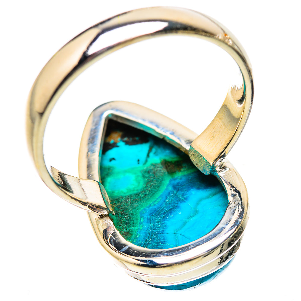 Malachite In Chrysocolla Ring Size 8.5 (925 Sterling Silver) RING135294