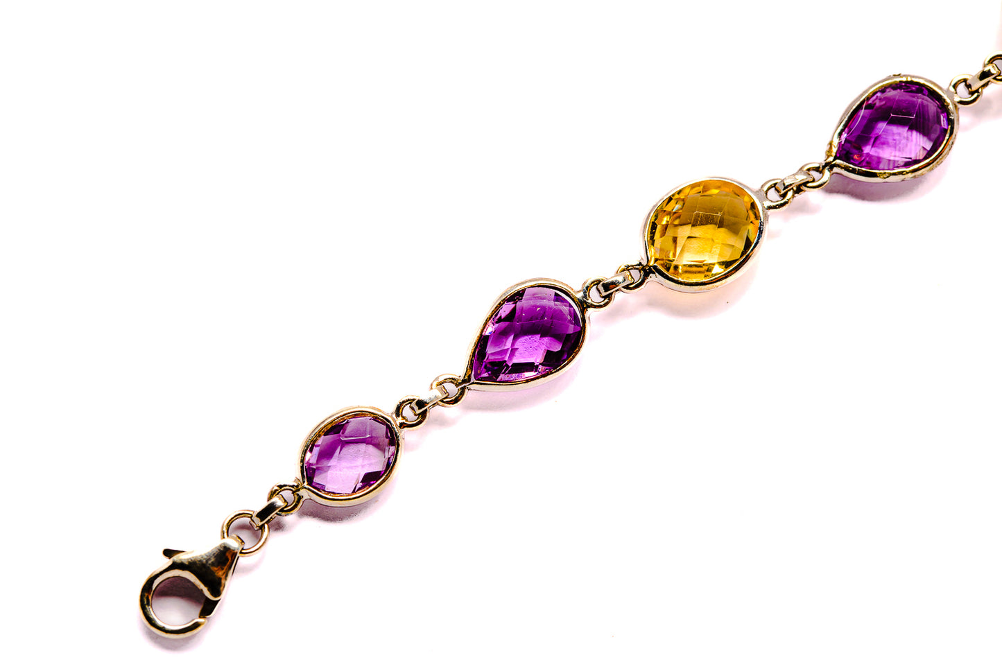 Citrine Bracelets handcrafted by Ana Silver Co - BR90017 - Photo 3