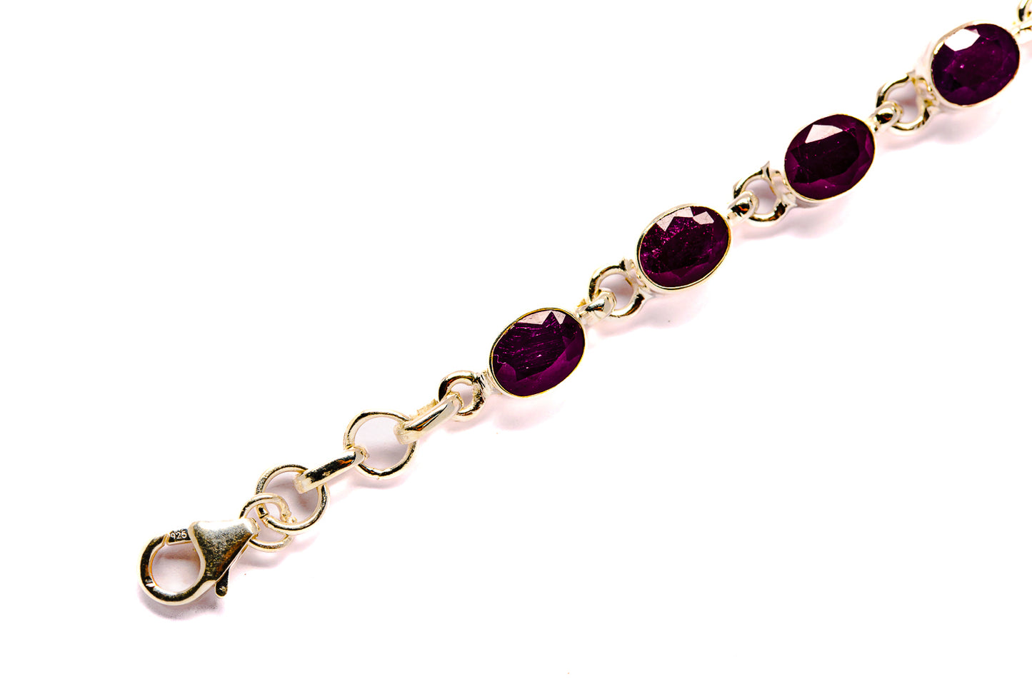 Ruby Bracelets handcrafted by Ana Silver Co - BR90024 - Photo 3