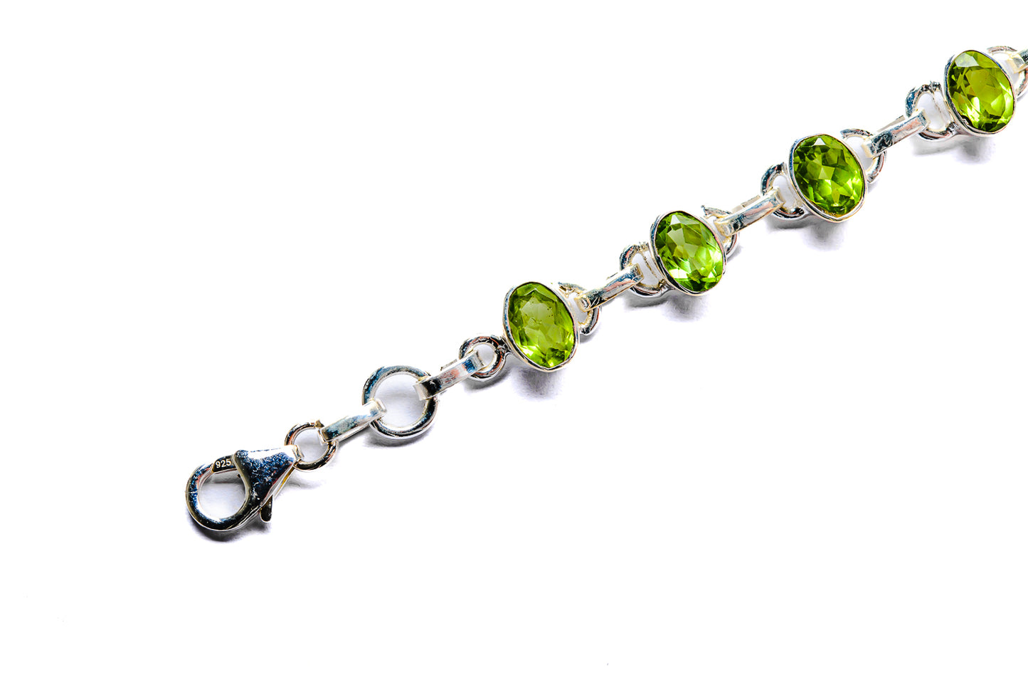 Peridot Bracelets handcrafted by Ana Silver Co - BR90060