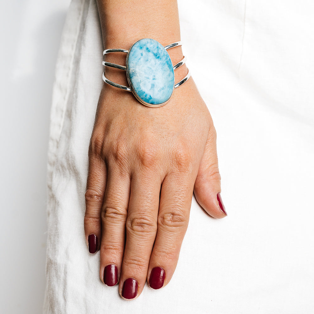 Larimar Bracelets handcrafted by Ana Silver Co - BR90112 - Photo 2