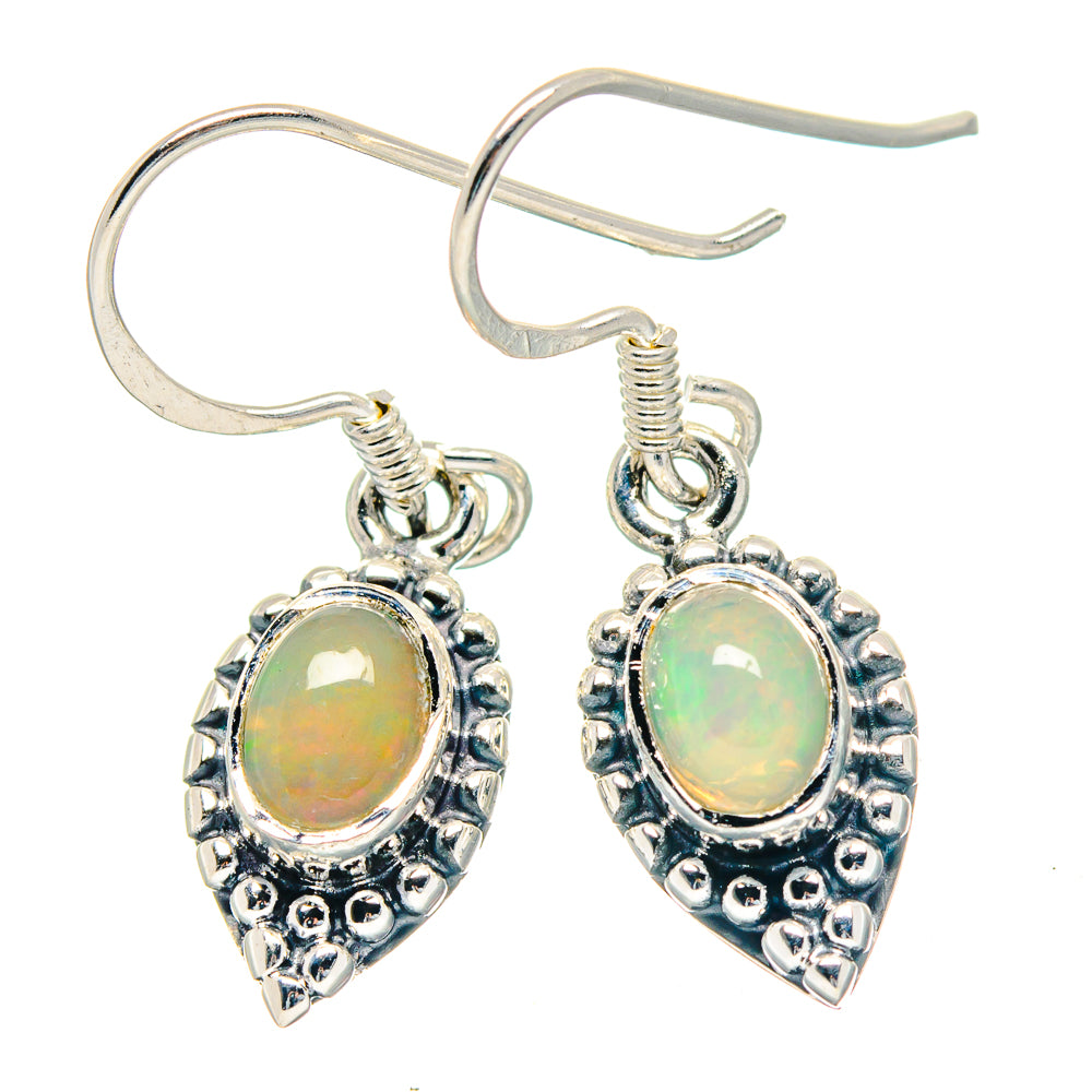 Ethiopian Opal Earrings handcrafted by Ana Silver Co - EARR423579