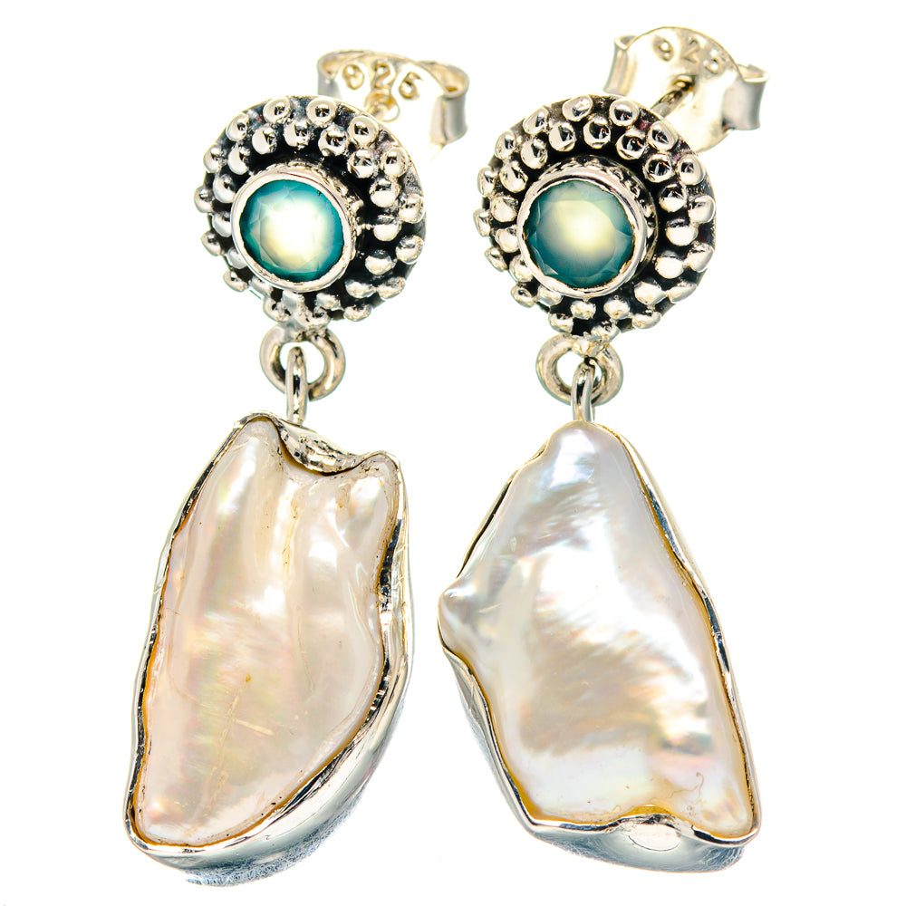Labradorite Earrings handcrafted by Ana Silver Co - EARR423582