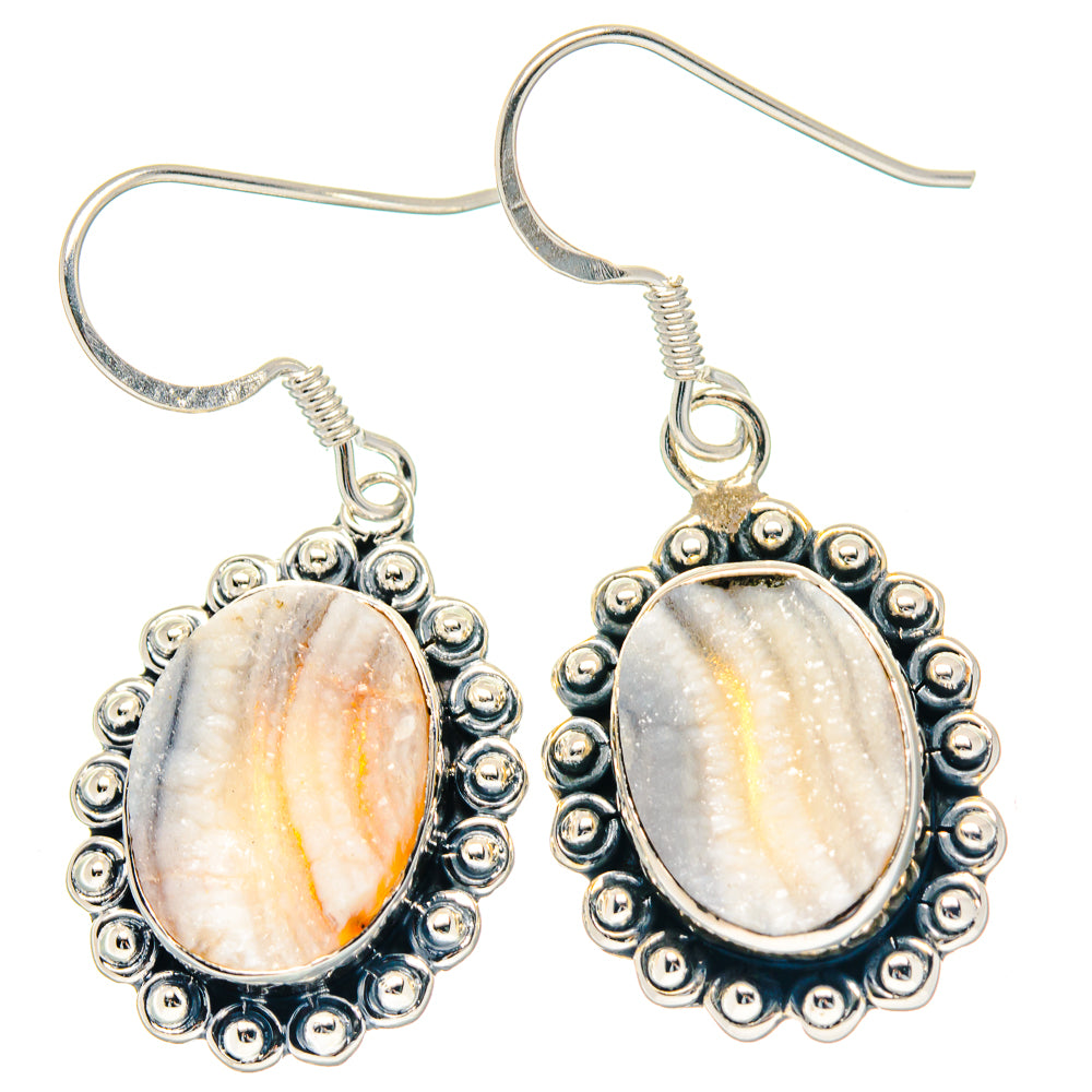 Desert Druzy Earrings handcrafted by Ana Silver Co - EARR423591