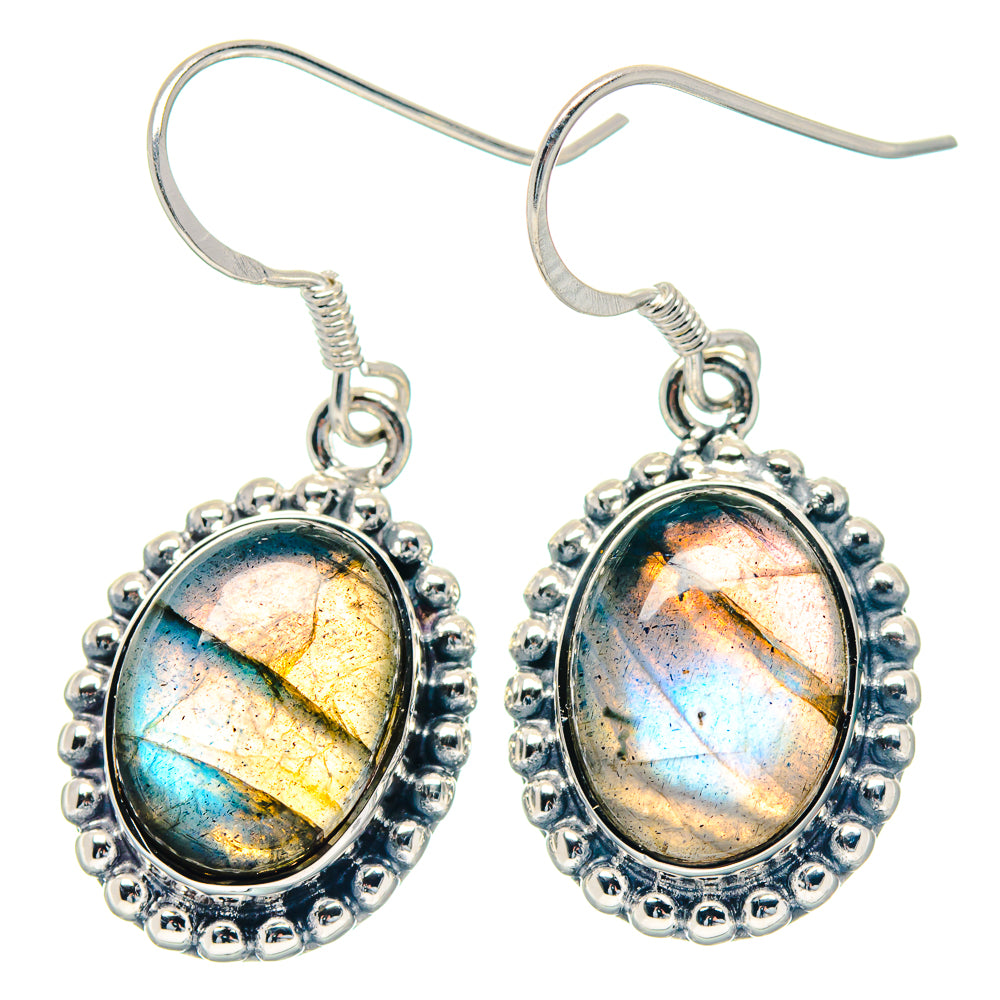 Labradorite Earrings handcrafted by Ana Silver Co - EARR423605