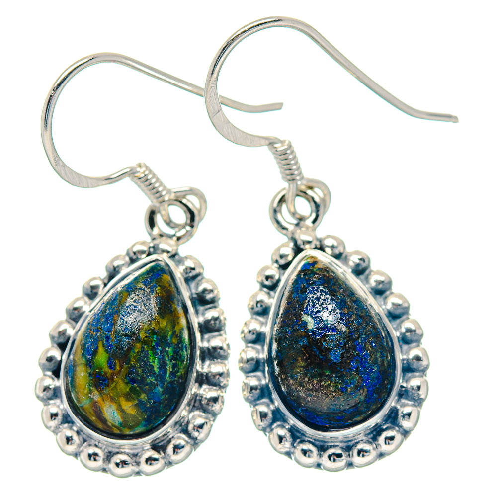 Azurite Earrings handcrafted by Ana Silver Co - EARR423611