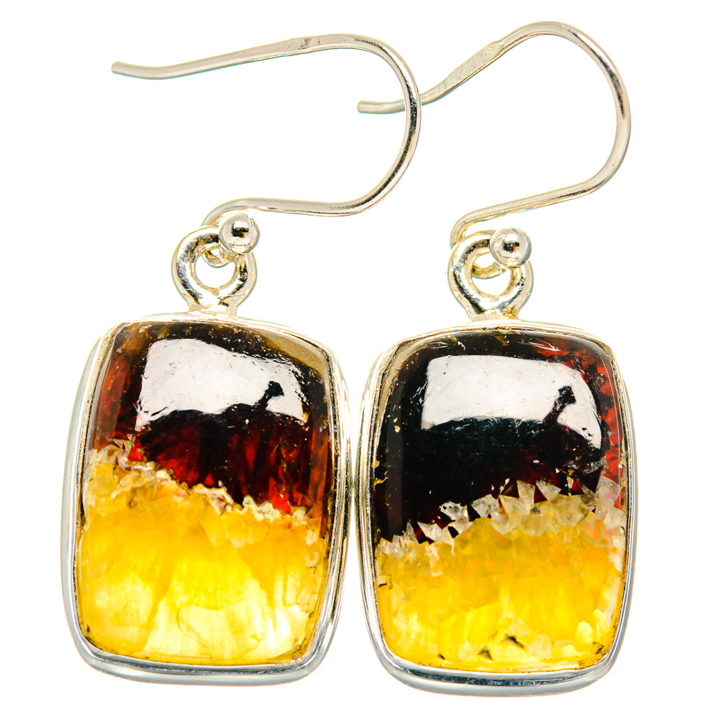 Septarian Nodule Earrings handcrafted by Ana Silver Co - EARR423689