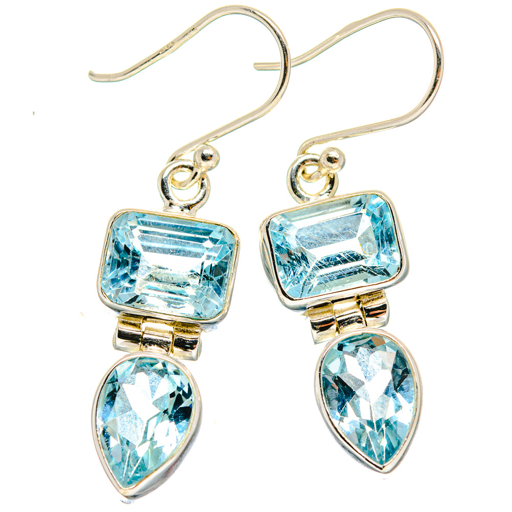 Aquamarine Earrings handcrafted by Ana Silver Co - EARR423745