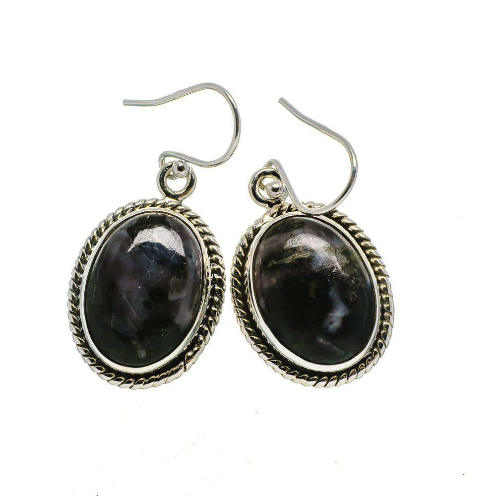 Gabbro Stone Earrings handcrafted by Ana Silver Co - EARR392470