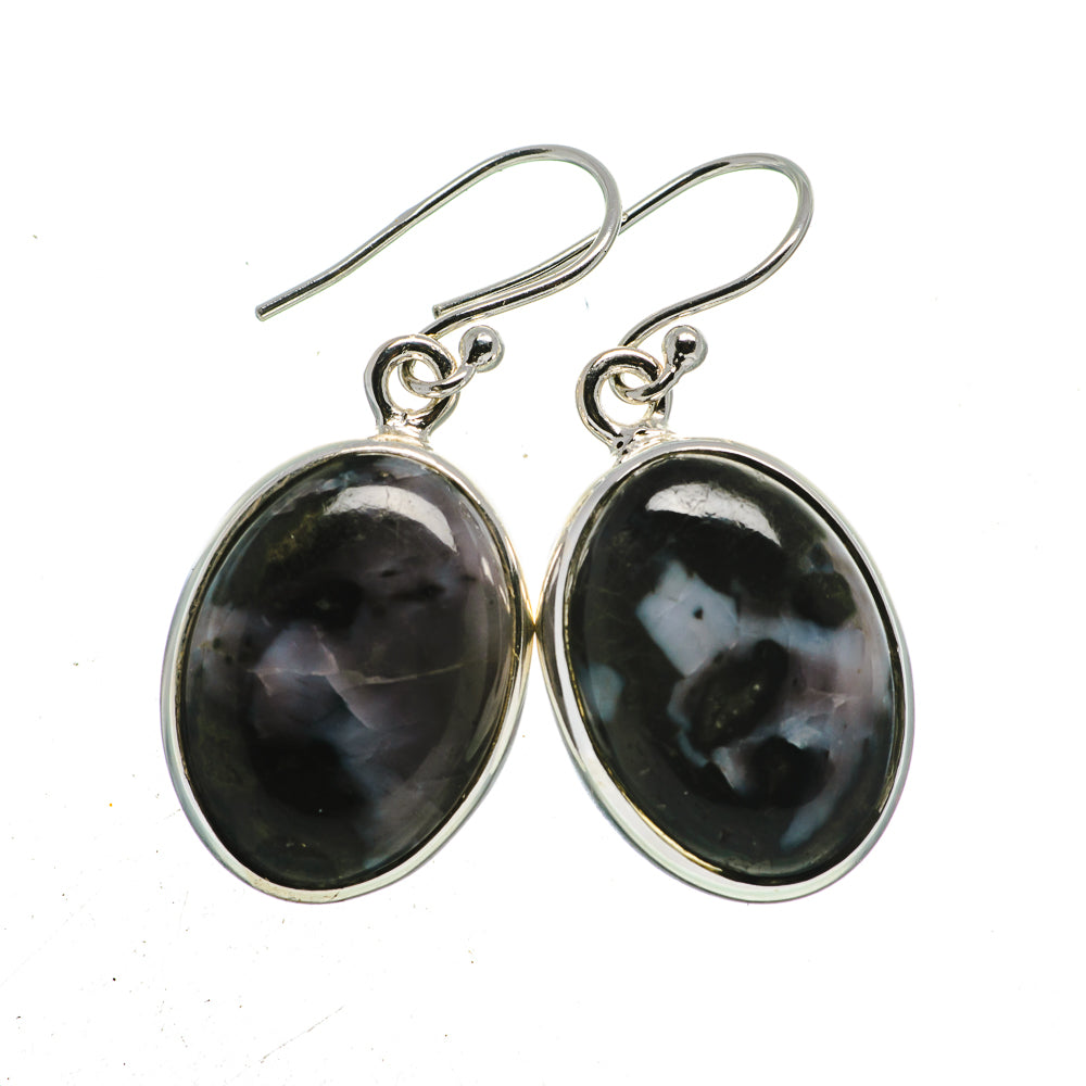 Gabbro Stone Earrings handcrafted by Ana Silver Co - EARR392570