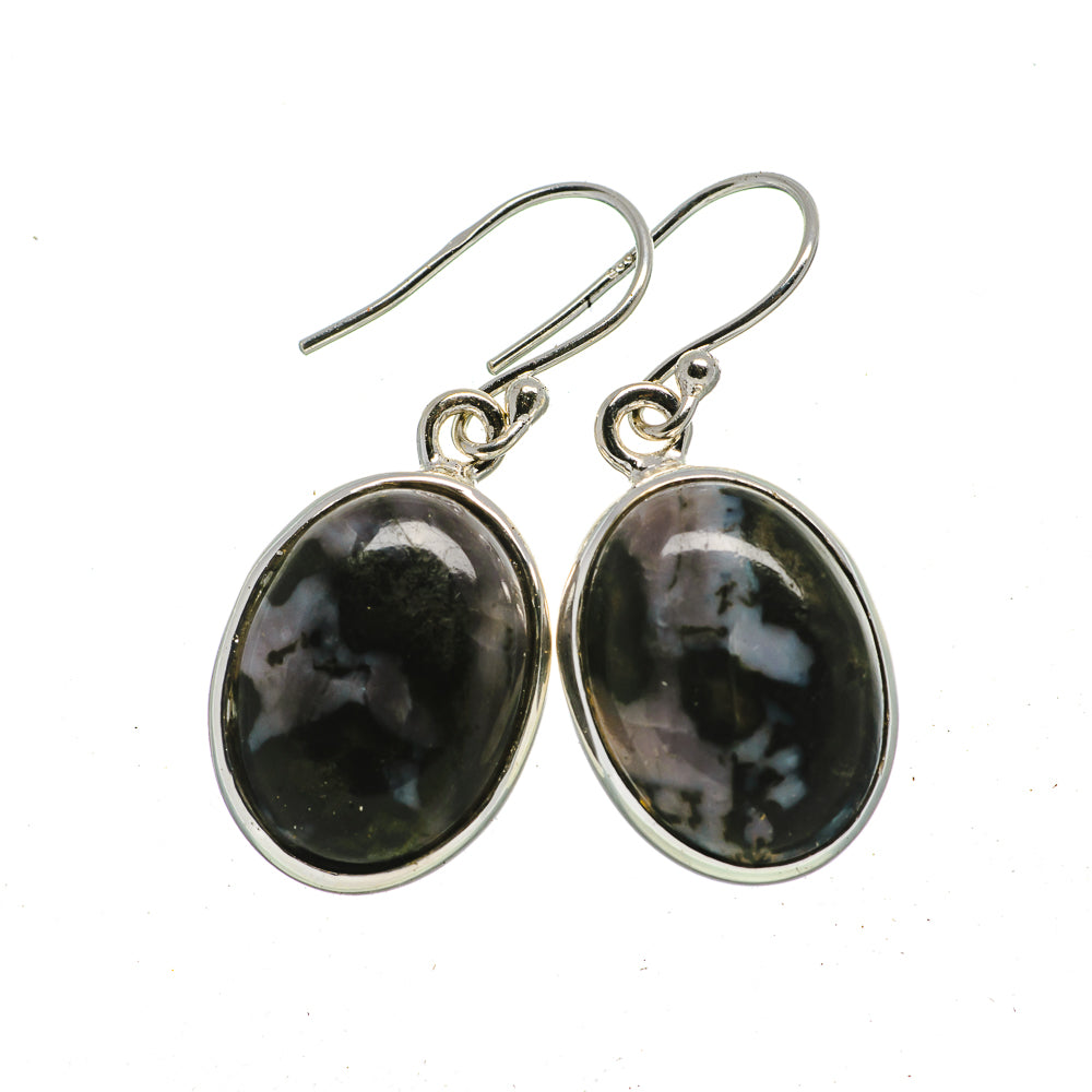 Gabbro Stone Earrings handcrafted by Ana Silver Co - EARR392666
