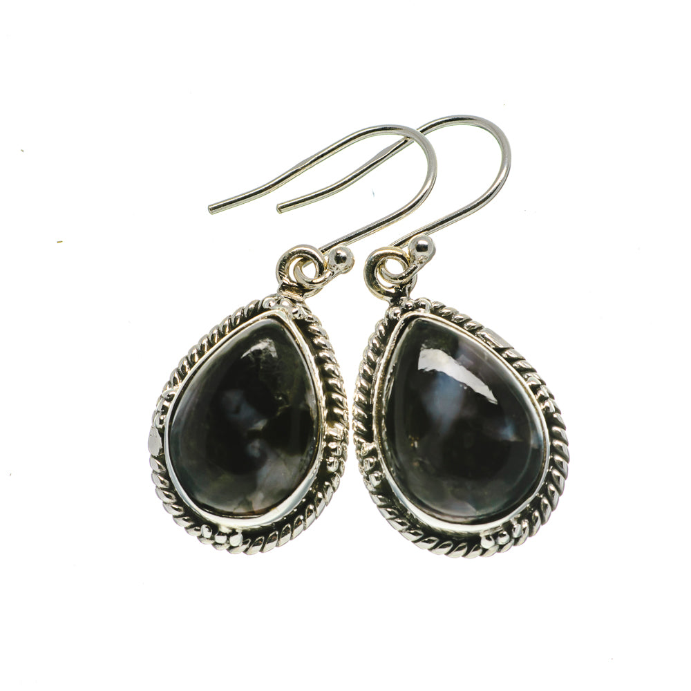 Gabbro Stone Earrings handcrafted by Ana Silver Co - EARR393513