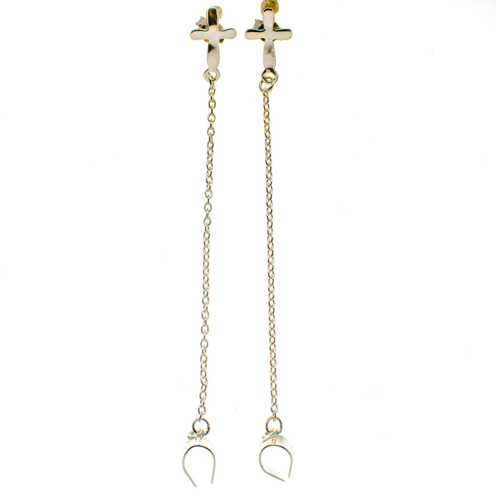 Cross Earrings handcrafted by Ana Silver Co - EARR400295