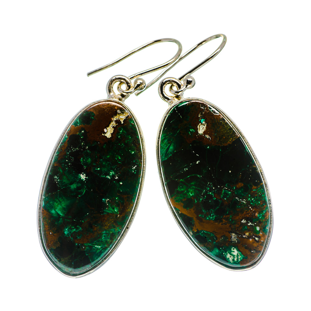 Chrysocolla Earrings handcrafted by Ana Silver Co - EARR401091