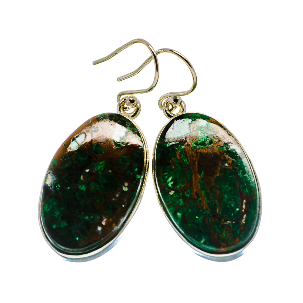 Chrysocolla Earrings handcrafted by Ana Silver Co - EARR401227