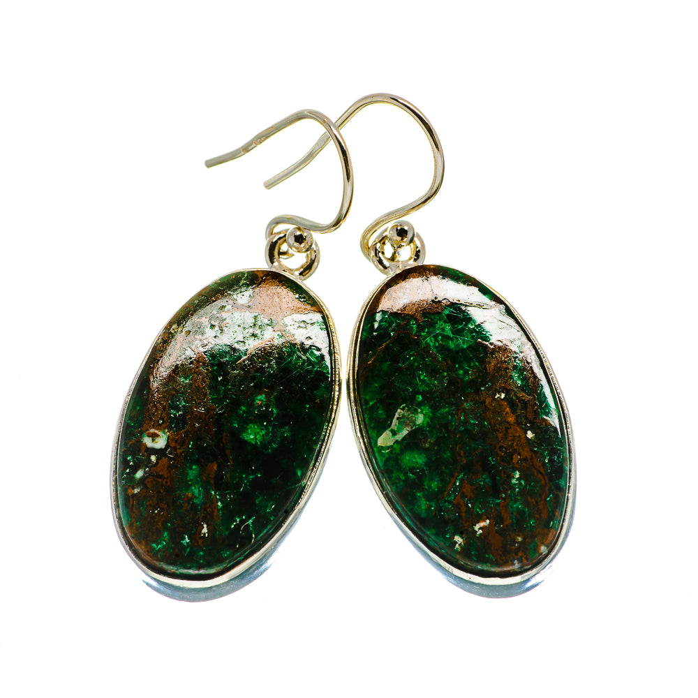 Chrysocolla Earrings handcrafted by Ana Silver Co - EARR401431